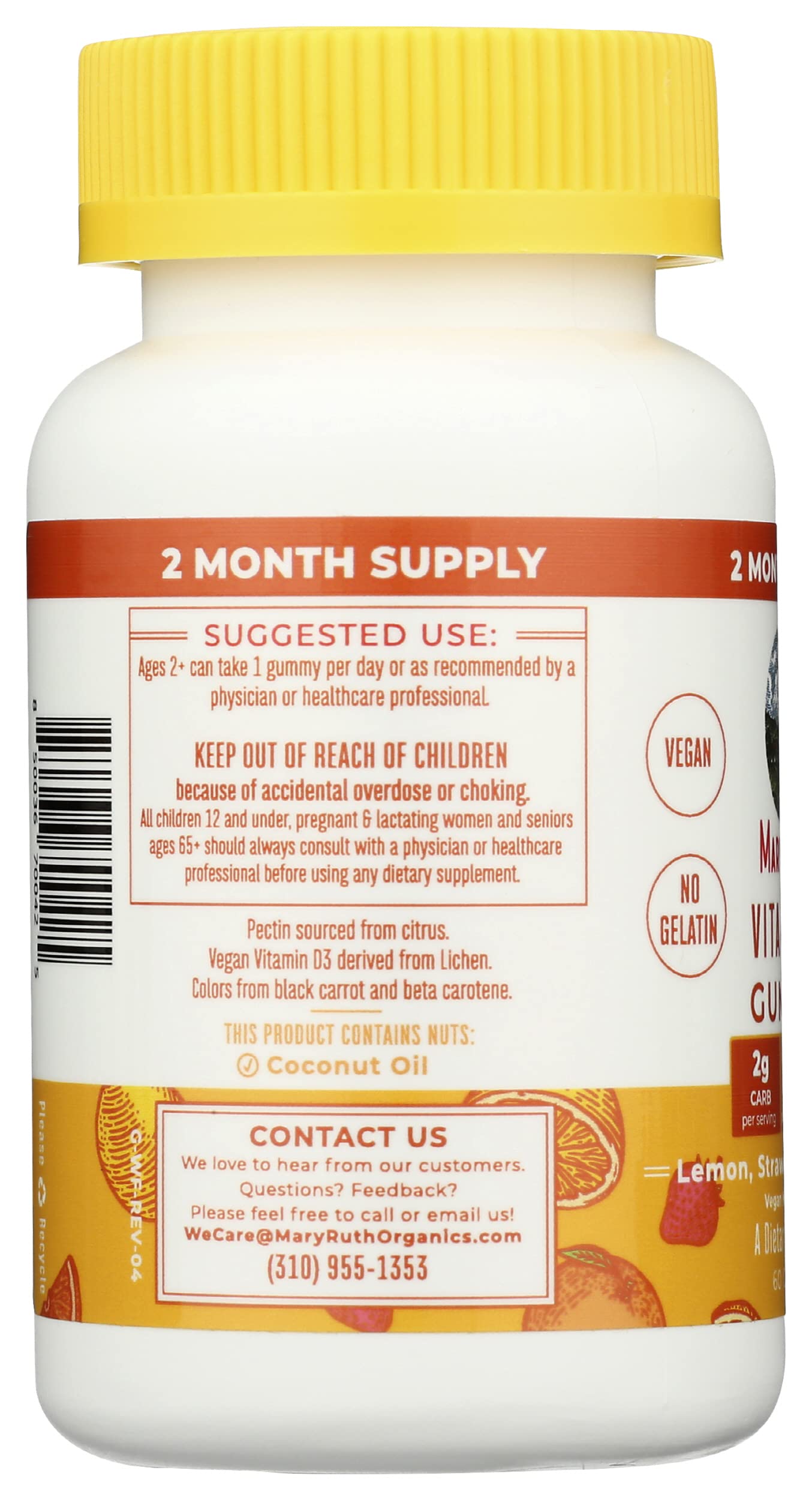 Foto 4 pulgar | Suplemento De Vitamina D3 De Maryruth Organics  Fresa Y Naranja - Venta Internacional.