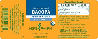 Foto 5 | Extracto Líquido Herb Pharm Bacopa Brain Support 30 Ml - Venta Internacional.