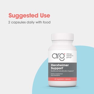 Foto 4 | Suplemento Herxheimer Support De Allergy Research Group 60 Cápsulas - Venta Internacional.