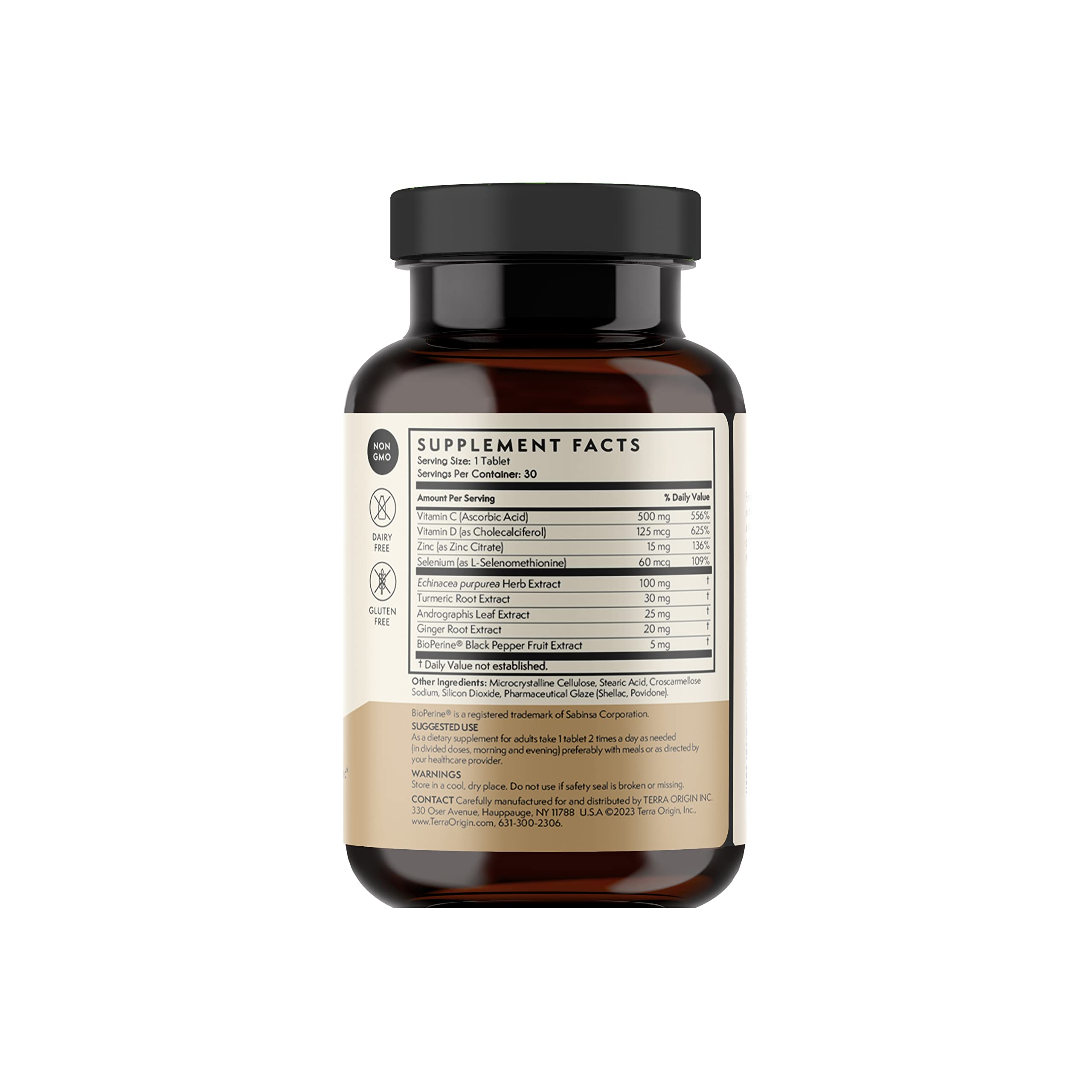Foto 3 pulgar | Suplemento Terra Origin Immunity Boost 9 En 1 30 Comprimidos - Venta Internacional.