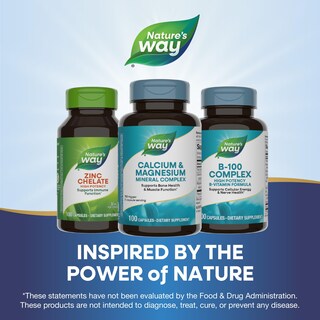 Foto 7 | Suplemento Nature's Way De Calcio Y Magnesio 100 Cápsulas - Venta Internacional.