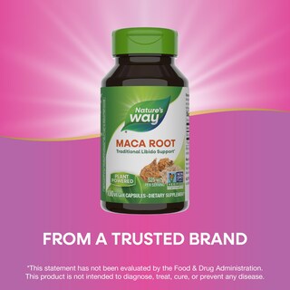Foto 4 | Suplemento Nature's Way De Raíz De Maca 525 Mg 100 Cápsulas Veganas - Venta Internacional.