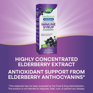 Foto 4 | Sirope Nature's Way Sambucus Sin Azúcar Para El Sistema Inmunitario 240 Ml - Venta Internacional.