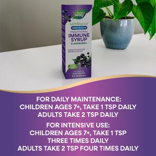 Foto 6 | Sirope Nature's Way Sambucus Sin Azúcar Para El Sistema Inmunitario 240 Ml - Venta Internacional.