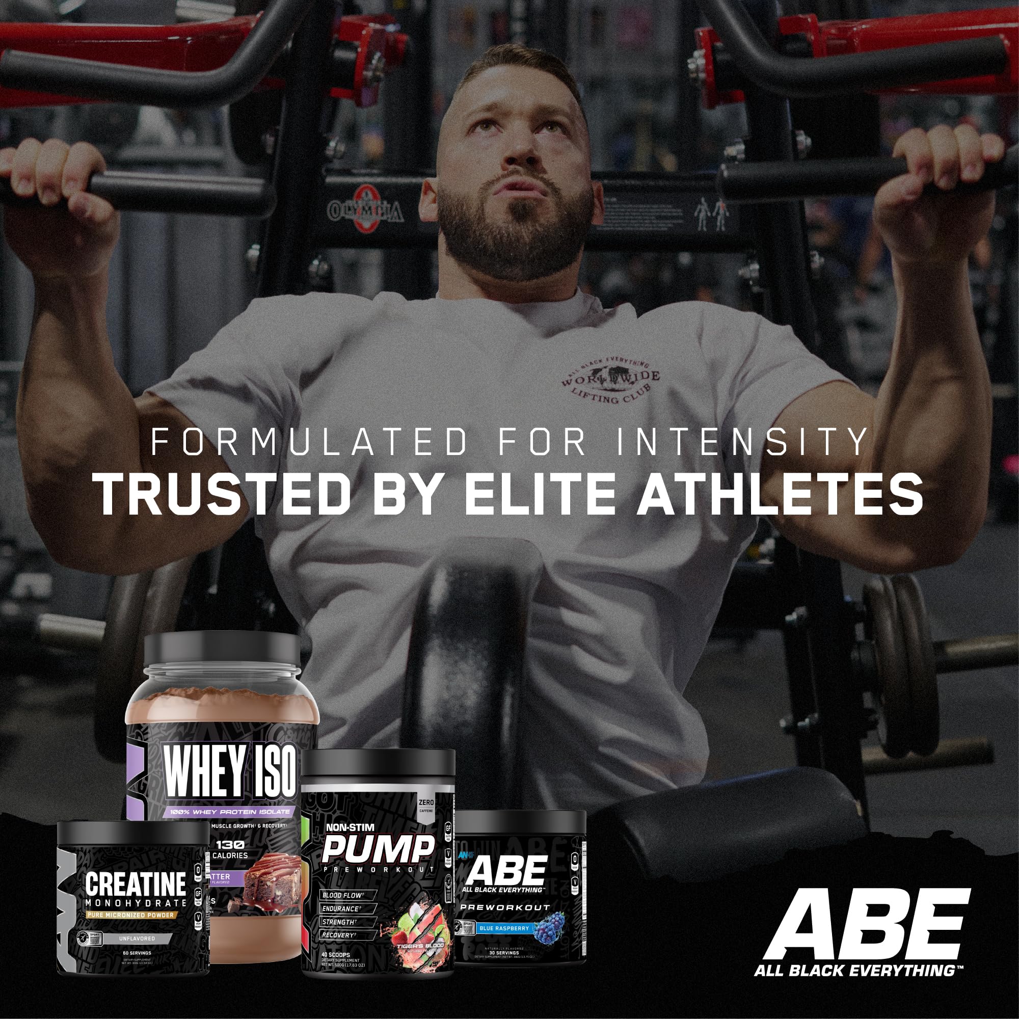 Foto 5 pulgar | Pre Workout Powder Abe All Black Everything Sour Gummy 30 Dosis - Venta Internacional