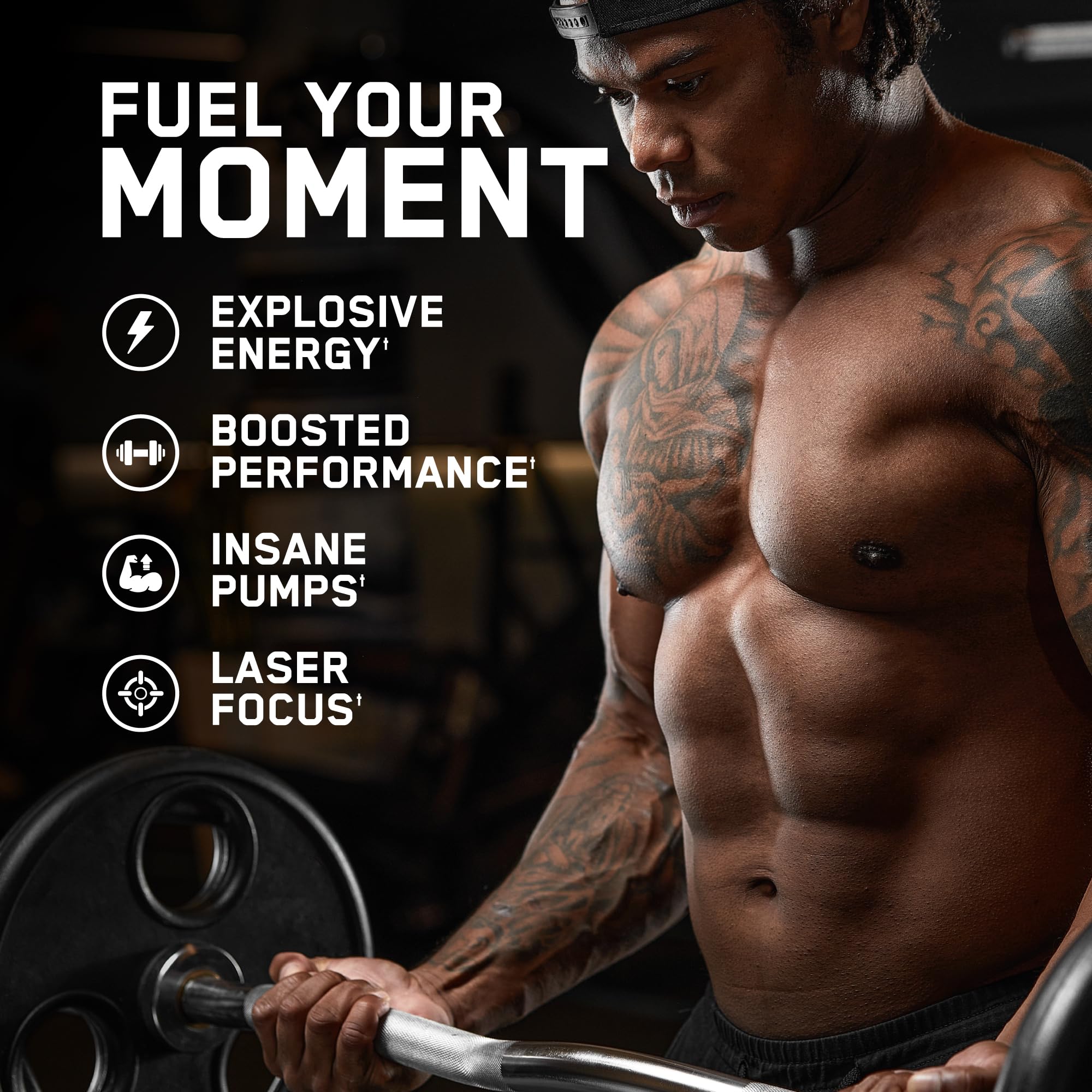 Foto 5 | Pre Workout Powder Abe All Black Everything Sour Gummy 30 Dosis - Venta Internacional