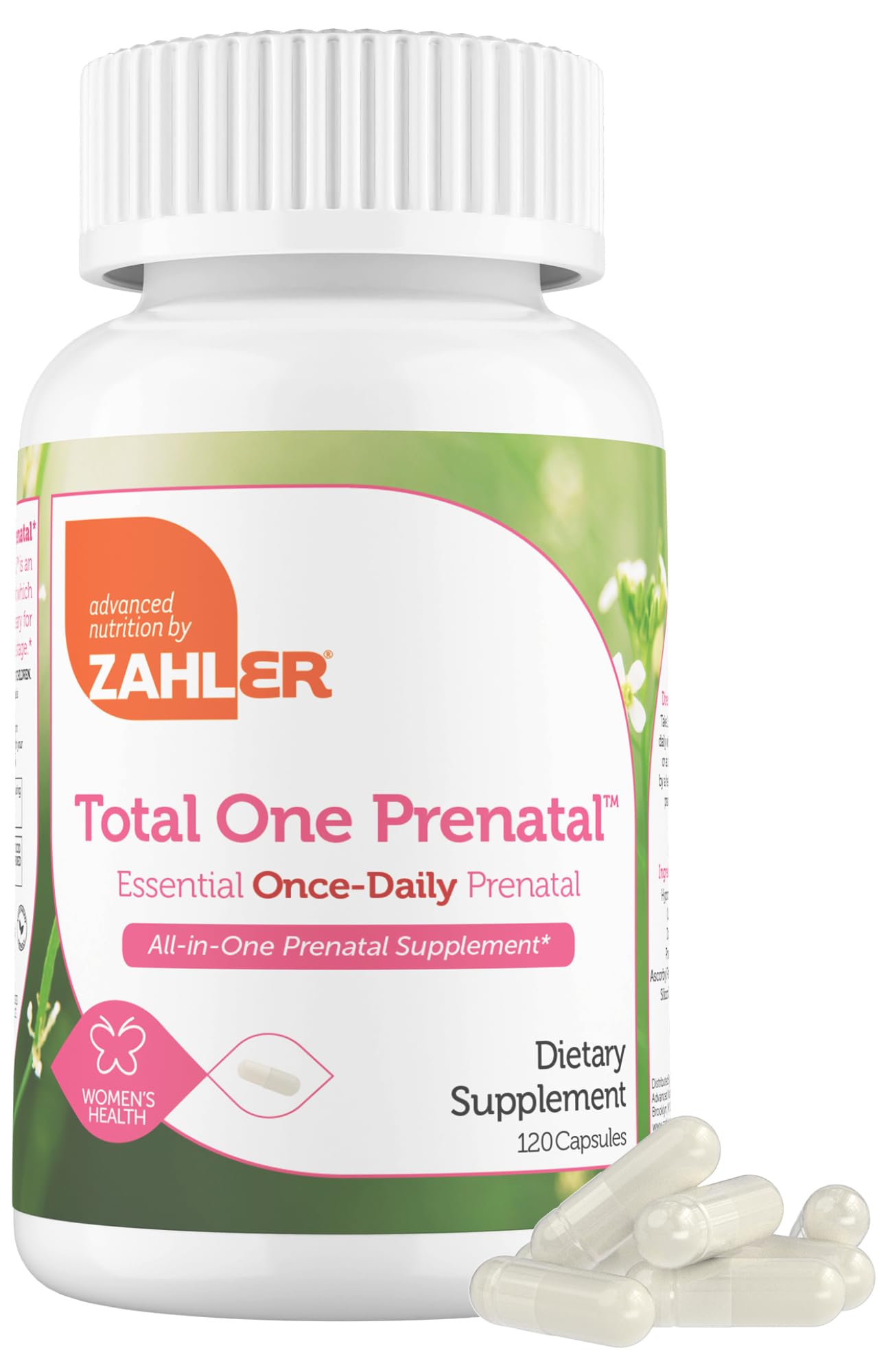 Foto 2 pulgar | Vitaminas Prenatales Zahler Total One Para Mujer 120 Cápsulas - Venta Internacional.