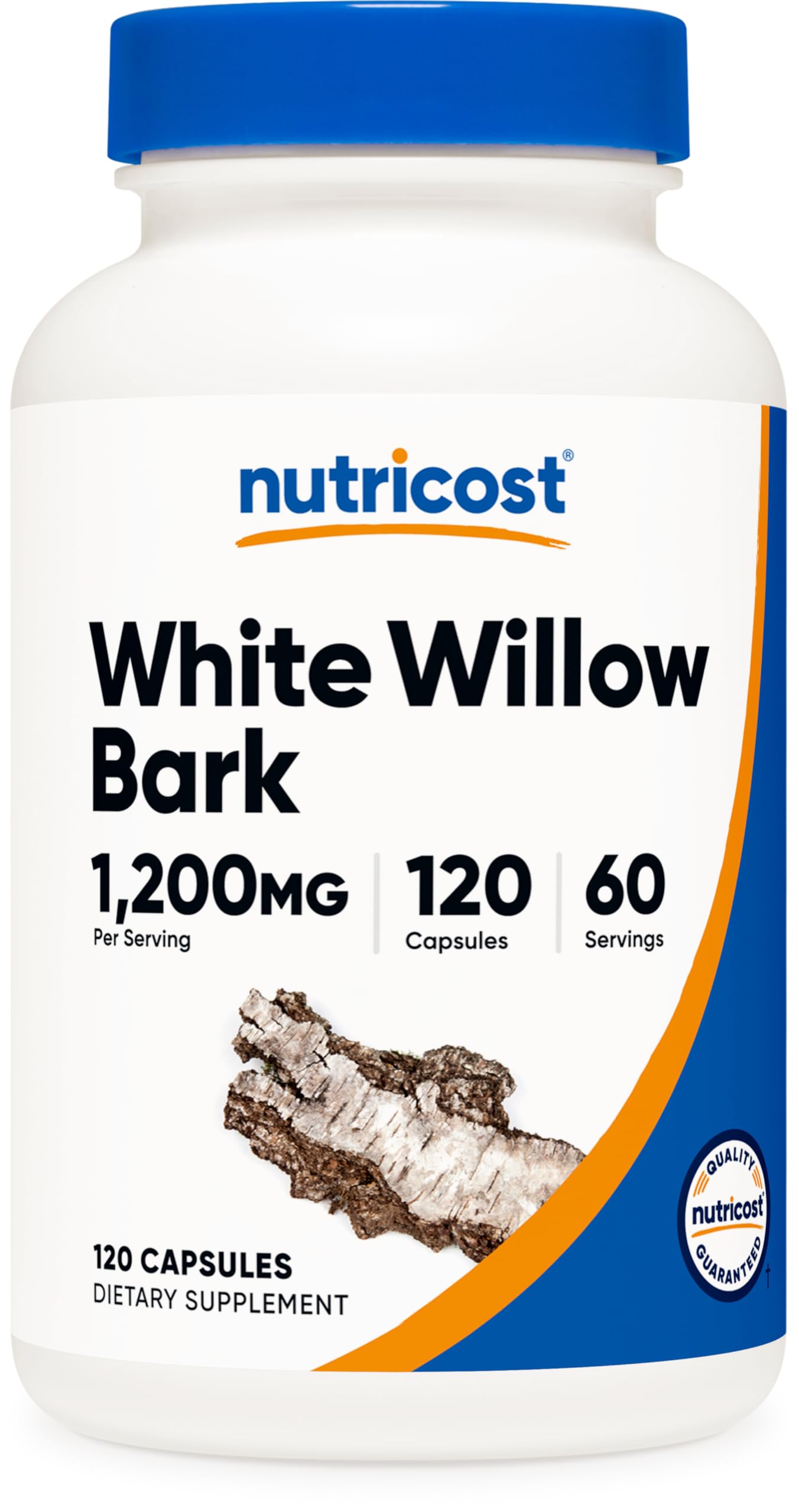 Suplemento Nutricost De Corteza De Sauce Blanco 120 Cápsulas - Venta Internacional.