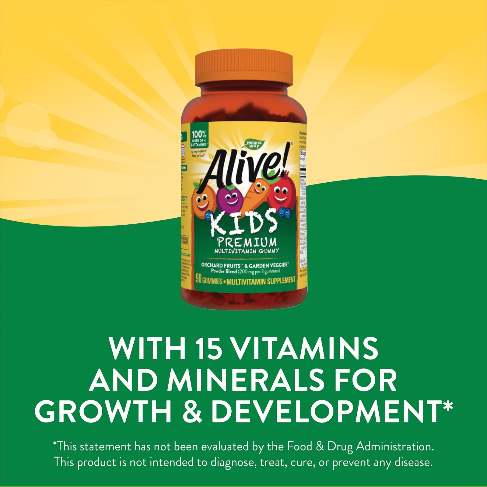 Foto 5 pulgar | Multivitamínico Gomoso Nature's Way Alive! 90 Gomitas Para Niños - Venta Internacional.