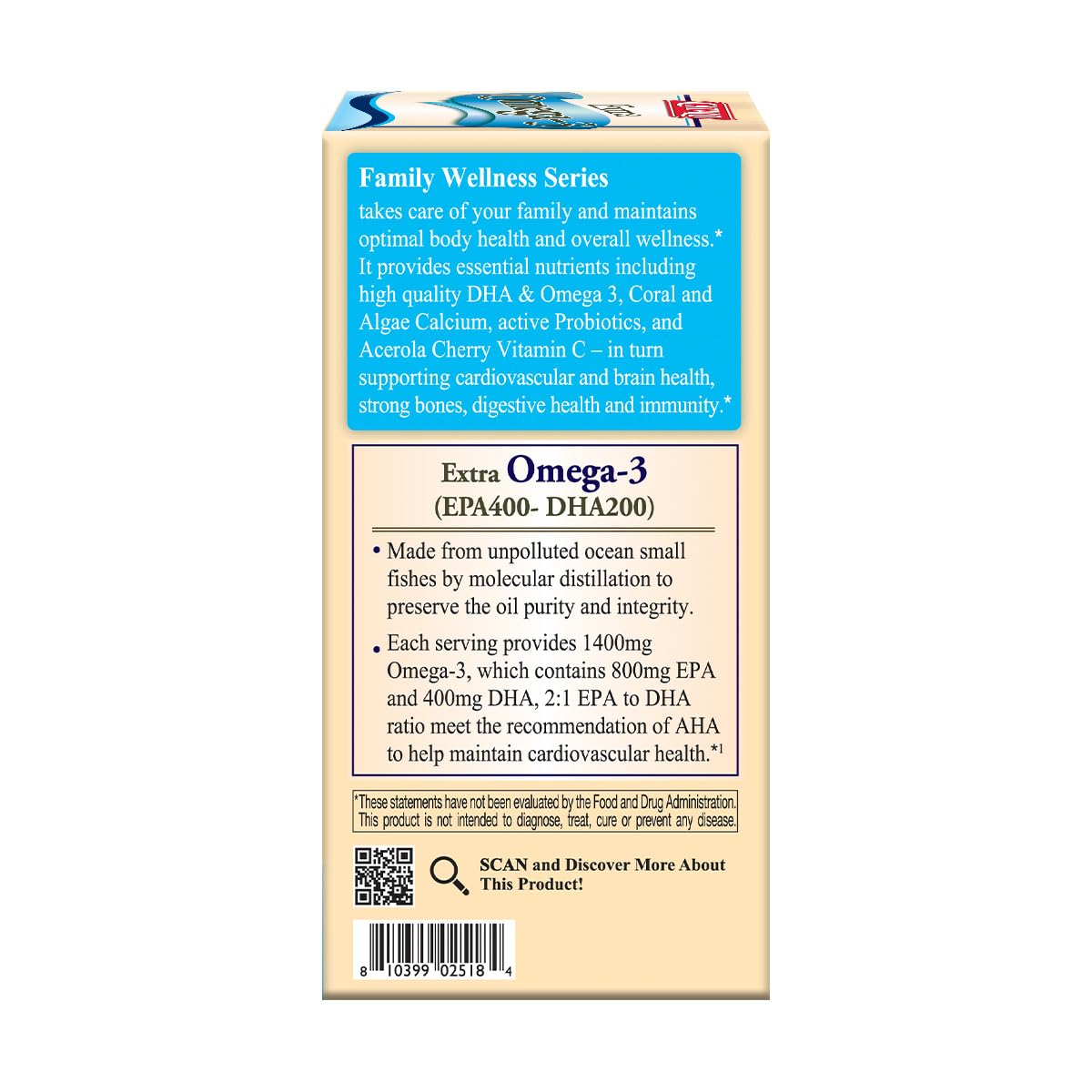 Foto 5 pulgar | Suplemento Catalo Aceite De Pescado Omega-3 1400 Mg Epa 800 Mg Dha 400 Mg - Venta Internacional.