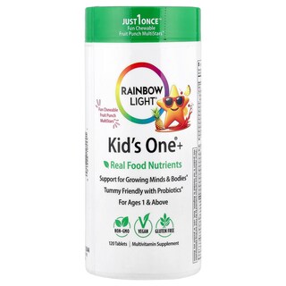 Foto 1 | Suplemento Rainbow Light One+ Chewables Para Niños De 1 Año O Más 120 Comprimidos - Venta Internacional.