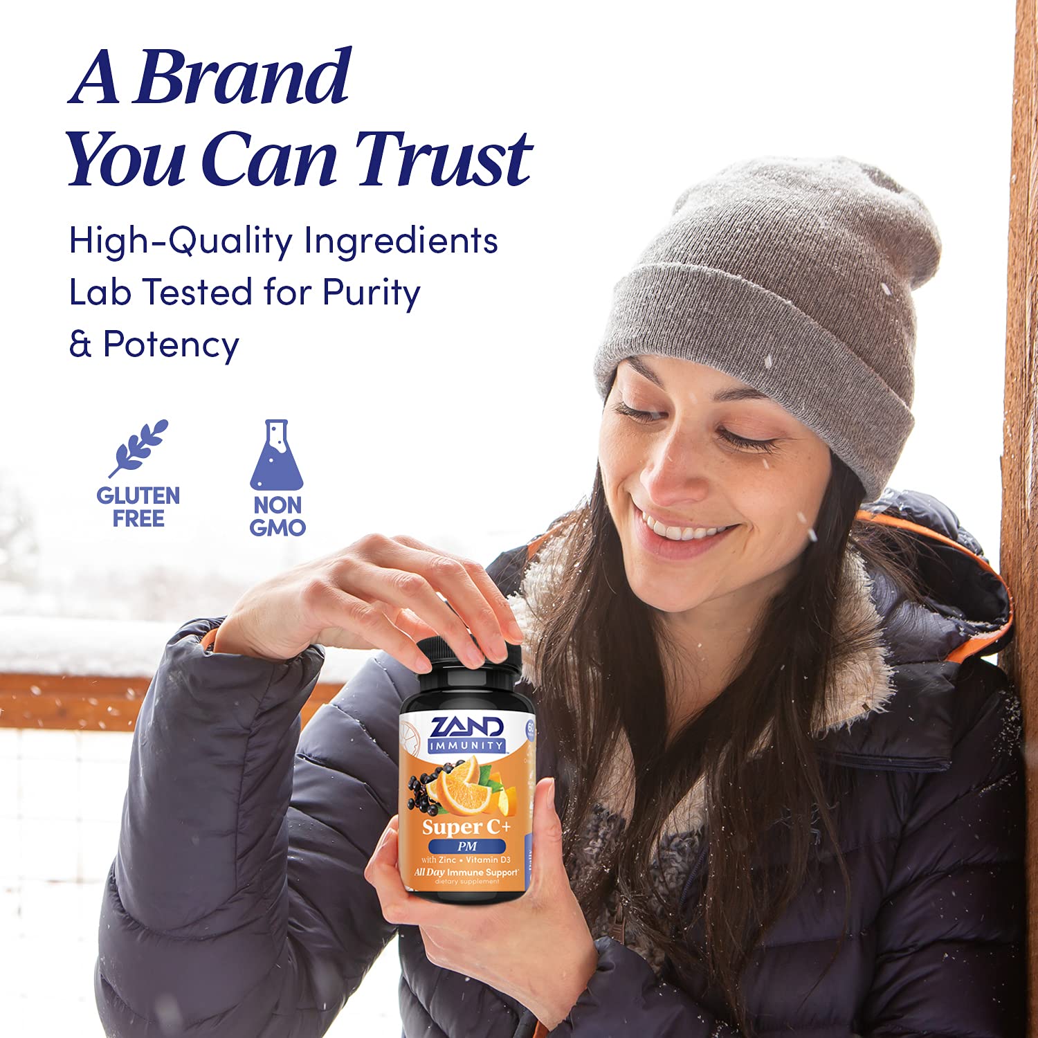 Foto 7 pulgar | Suplemento Zand Immunity Super C+ Pm 60 Comprimidos - Venta Internacional.