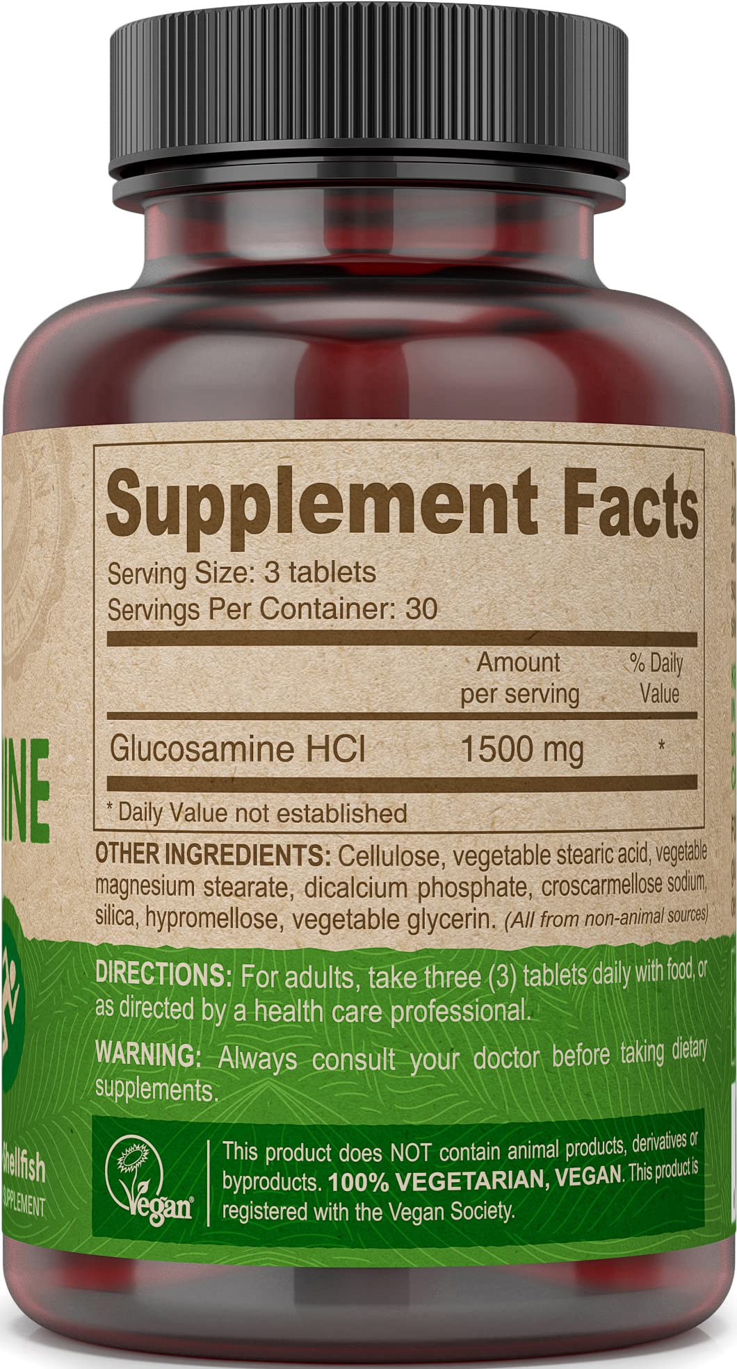 Foto 3 | Suplemento Deva  Vitaminas Veganas Y Glucosamina  90 Comprimidos - Venta Internacional.