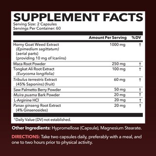Foto 2 | Suplemento Havasu Nutrition Horny Goat Weed 120 Cápsulas - Venta Internacional.