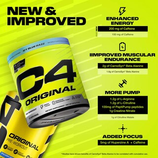 Foto 4 | Polvo Pre Workout Cellucor C4 Original Sin Azúcar 30 Porciones - Venta Internacional.