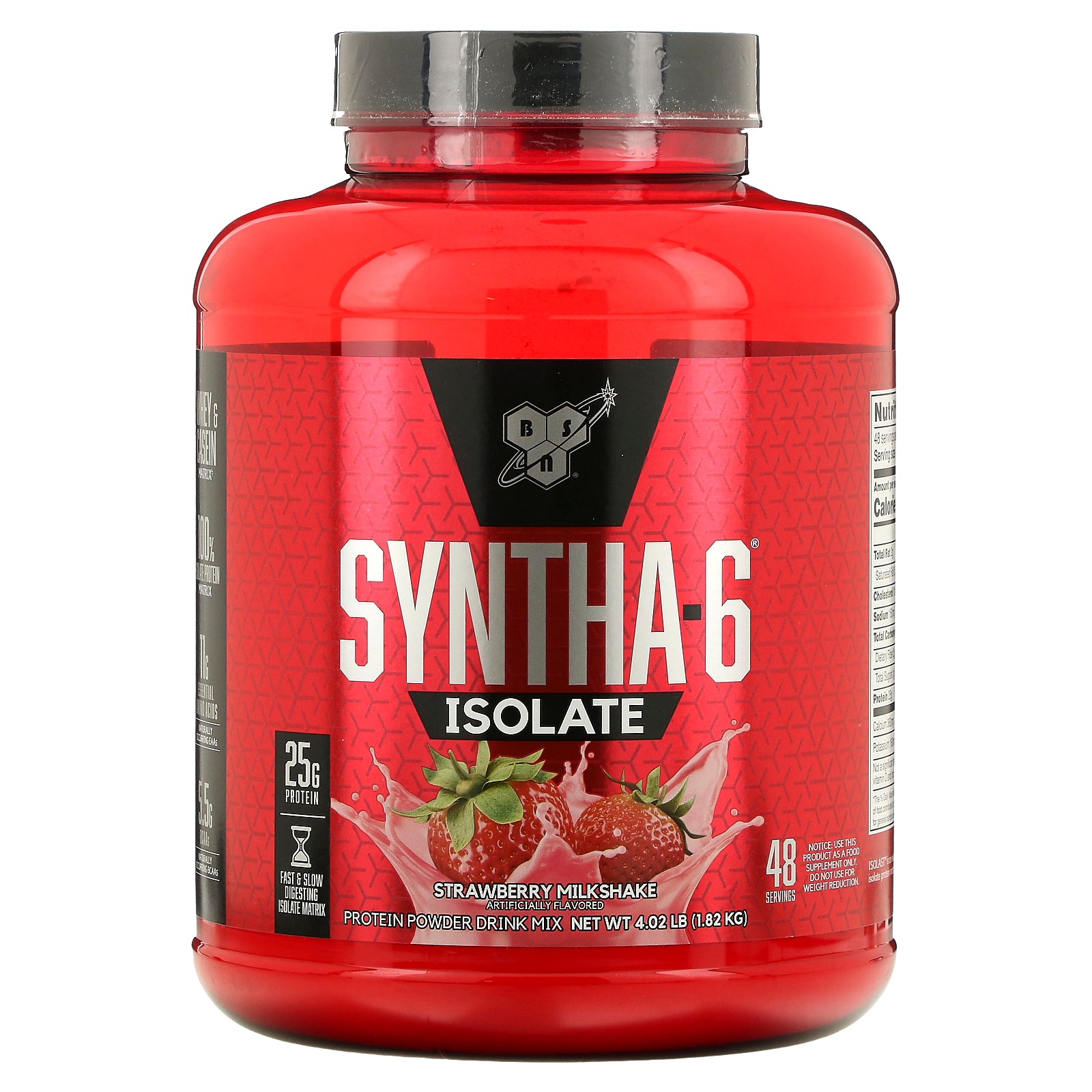 Foto 2 pulgar | Proteína En Polvo Bsn Syntha-6  Aislada De Fresa  1 82 Kg - Venta Internacional.