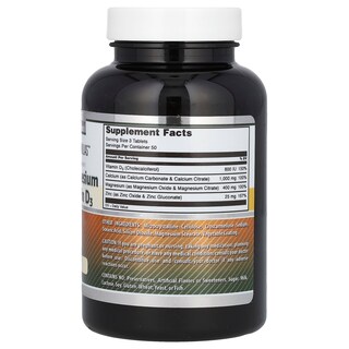 Foto 2 | Suplemento Amazing Nutrition Calcio Magnesio Zinc Y Vitamina D3 150 Comprimidos - Venta Internacional.