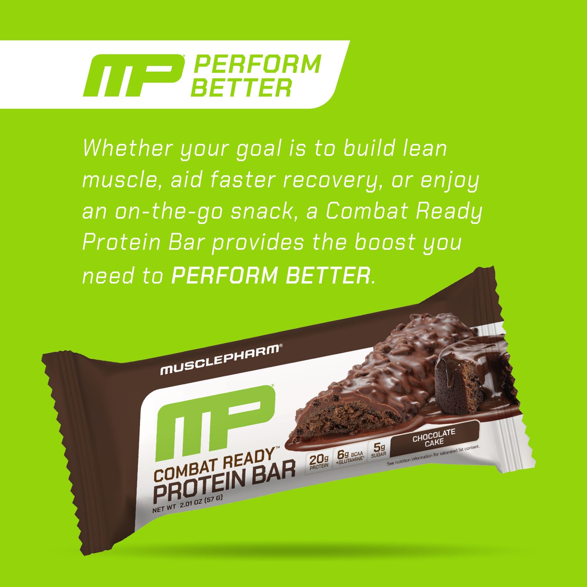 Foto 5 pulgar | Barras De Proteína Musclepharm Combat Ready Chocolate 80 G 4 Barras - Venta Internacional.