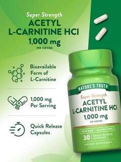 Foto 5 | Suplemento Nature's Truth Acetil L-carnitina 1000 Mg 30 Cápsulas - Venta Internacional.