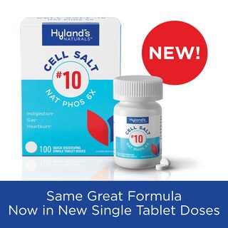 Foto 2 | Tablets Hyland's No.10 Cell Salt Nat Phos 6x 100 Tabletas - Venta Internacional.