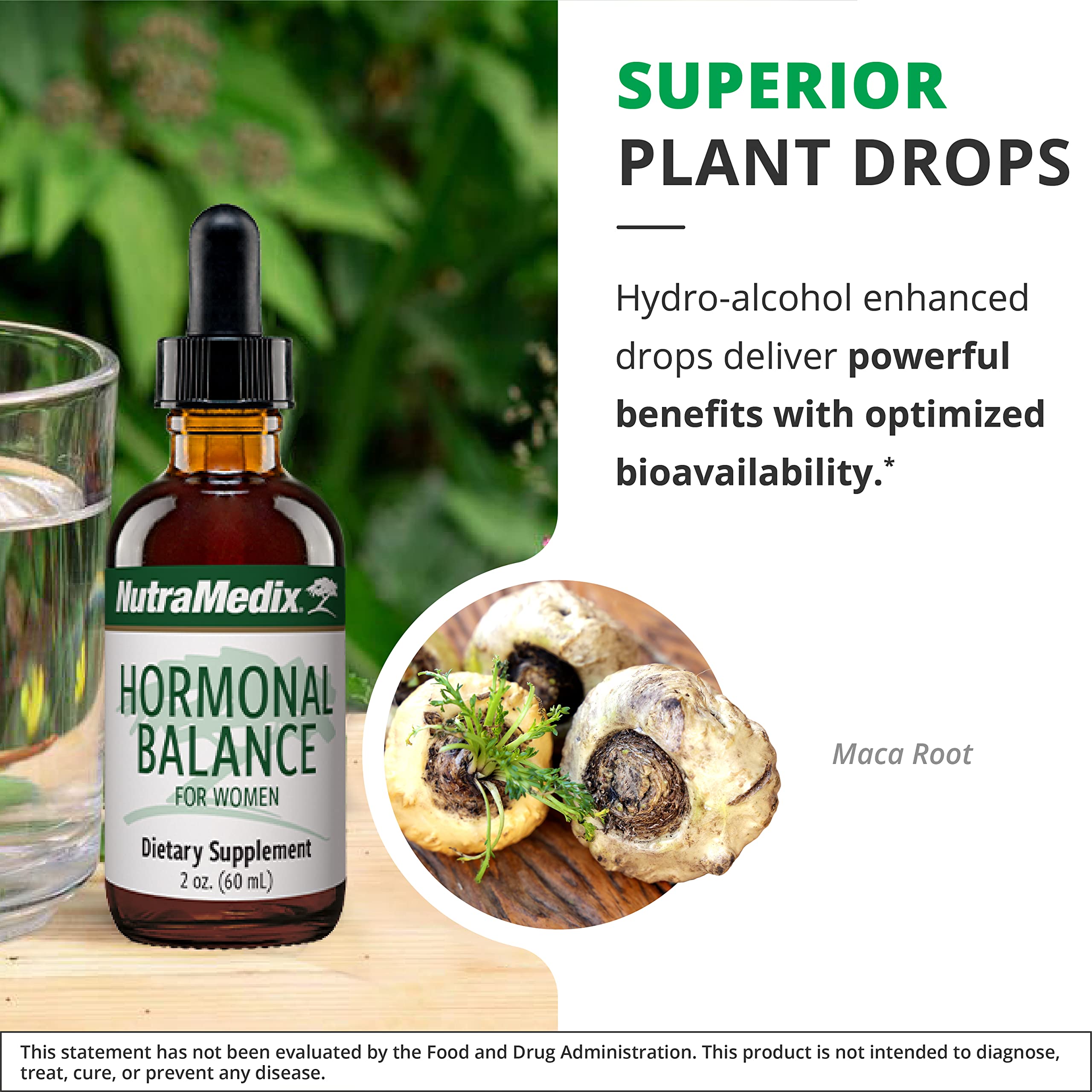 Foto 6 pulgar | Suplemento Nutramedix Hormonal Balance Women 60 Ml Vegano - Venta Internacional.