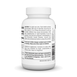 Foto 3 | Supplement Source Naturals Guarana Energizer 900 Mg 60 Comprimidos - Venta Internacional.