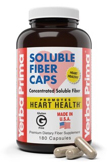 Foto 1 | Suplemento De Fibra Dietética Yerba Prima Soluble Fiber 180 Cápsulas - Venta Internacional.