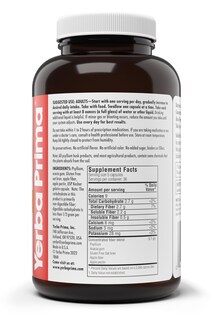 Foto 4 | Suplemento De Fibra Dietética Yerba Prima Soluble Fiber 180 Cápsulas - Venta Internacional.