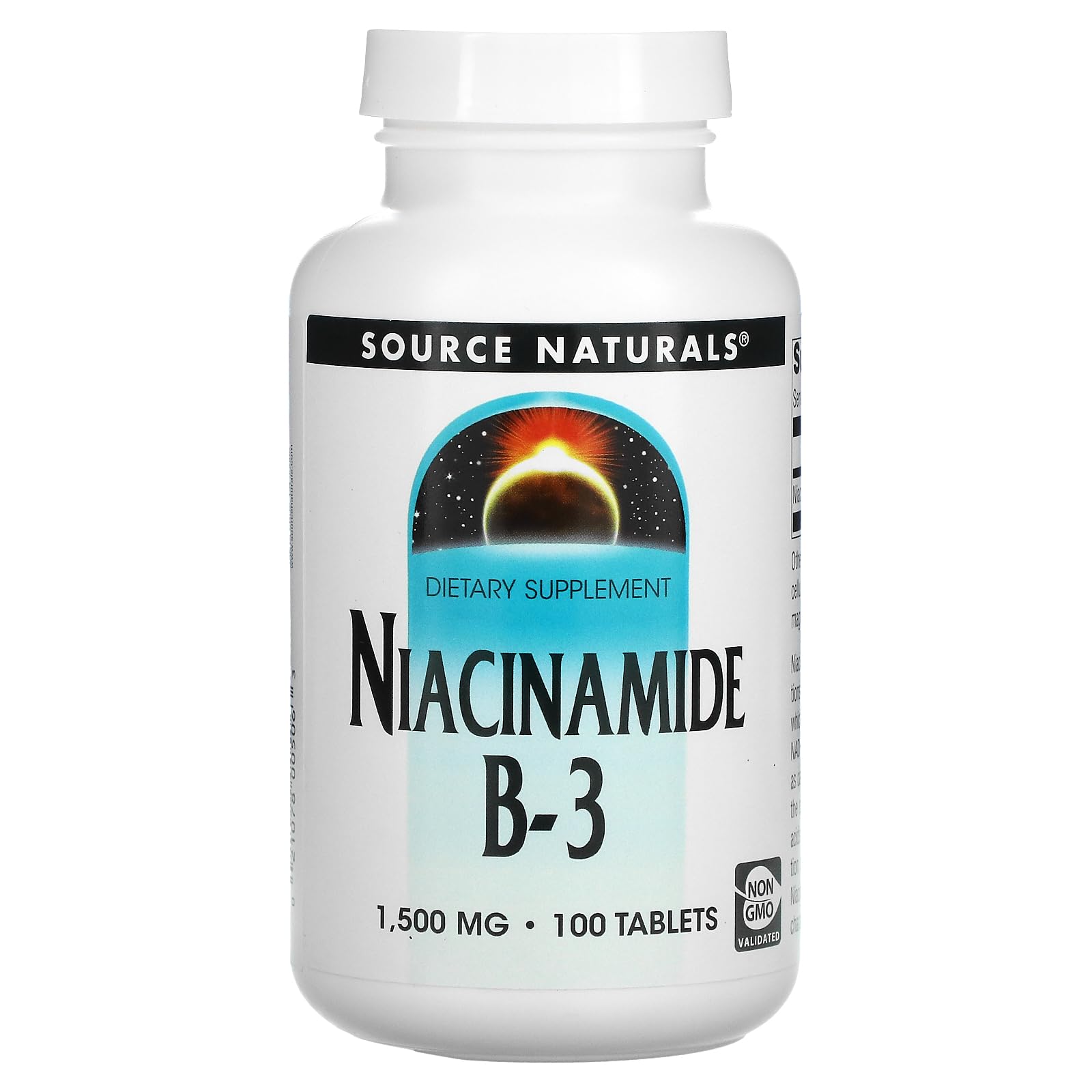Foto 2 pulgar | Supplement Source Naturals Niacinamida 1500 Mg B-3 100 Comprimidos - Venta Internacional.