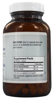Foto 3 | Suplemento Metabolic Maintenance Betaine Hcl Con Pepsina 100 Cápsulas - Venta Internacional.