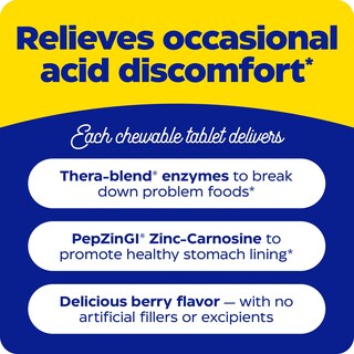 Foto 6 | Suplemento Enzymedica Masticable Acid Sothe 30 Comprimidos - Venta Internacional.