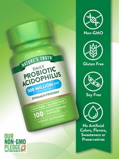 Foto 3 | Probióticos Nature's Truth 500 Millones De Cfu 100 Cápsulas - Venta Internacional.