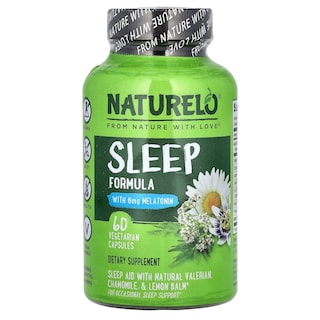 Foto 1 | Suplemento Naturelo Sleep Formula 60 Cápsulas Vegetarianas - Venta Internacional.