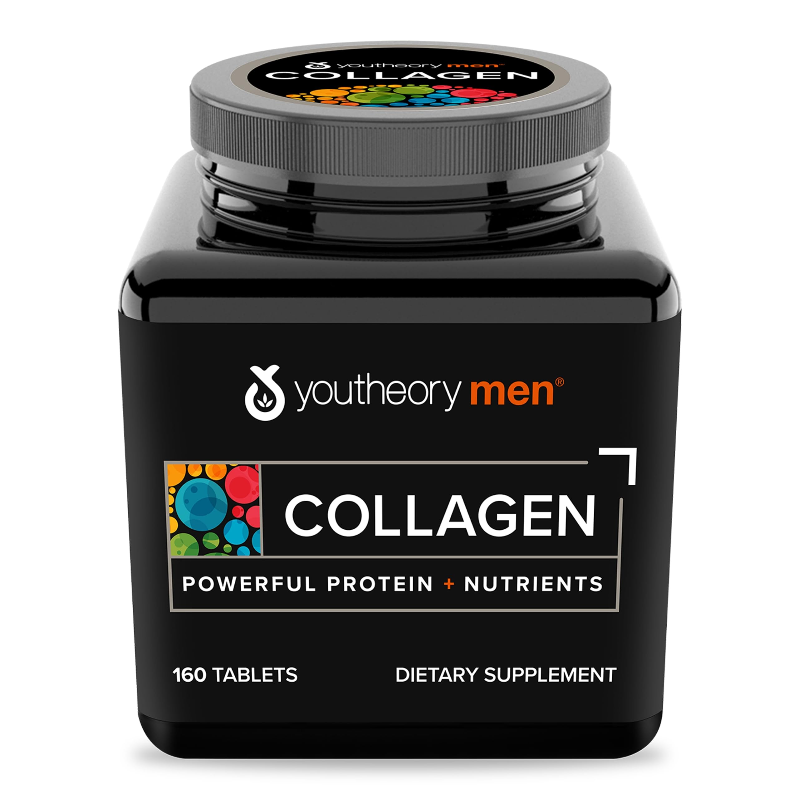 Foto 2 pulgar | Suplemento Youtheory De Colágeno Masculino Con Biotina 160 Tabletas - Venta Internacional.