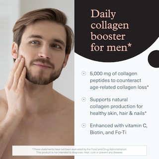Foto 3 | Suplemento Youtheory De Colágeno Masculino Con Biotina 160 Tabletas - Venta Internacional.