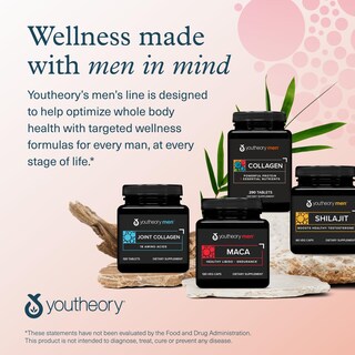 Foto 7 | Suplemento Youtheory De Colágeno Masculino Con Biotina 160 Tabletas - Venta Internacional.