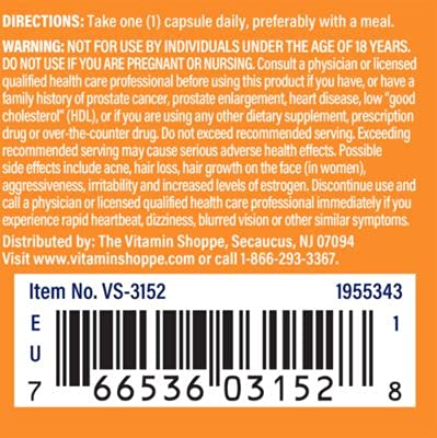 Foto 4 pulgar | Suplemento The Vitamin Shoppe Dhea 50 Mg De Apoyo Hormonal  60 Cápsulas - Venta Internacional.