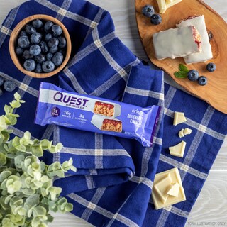 Foto 4 | Tarta Crujiente De Arándanos Protein Bar Quest Nutrition 12 X 16 G - Venta Internacional.