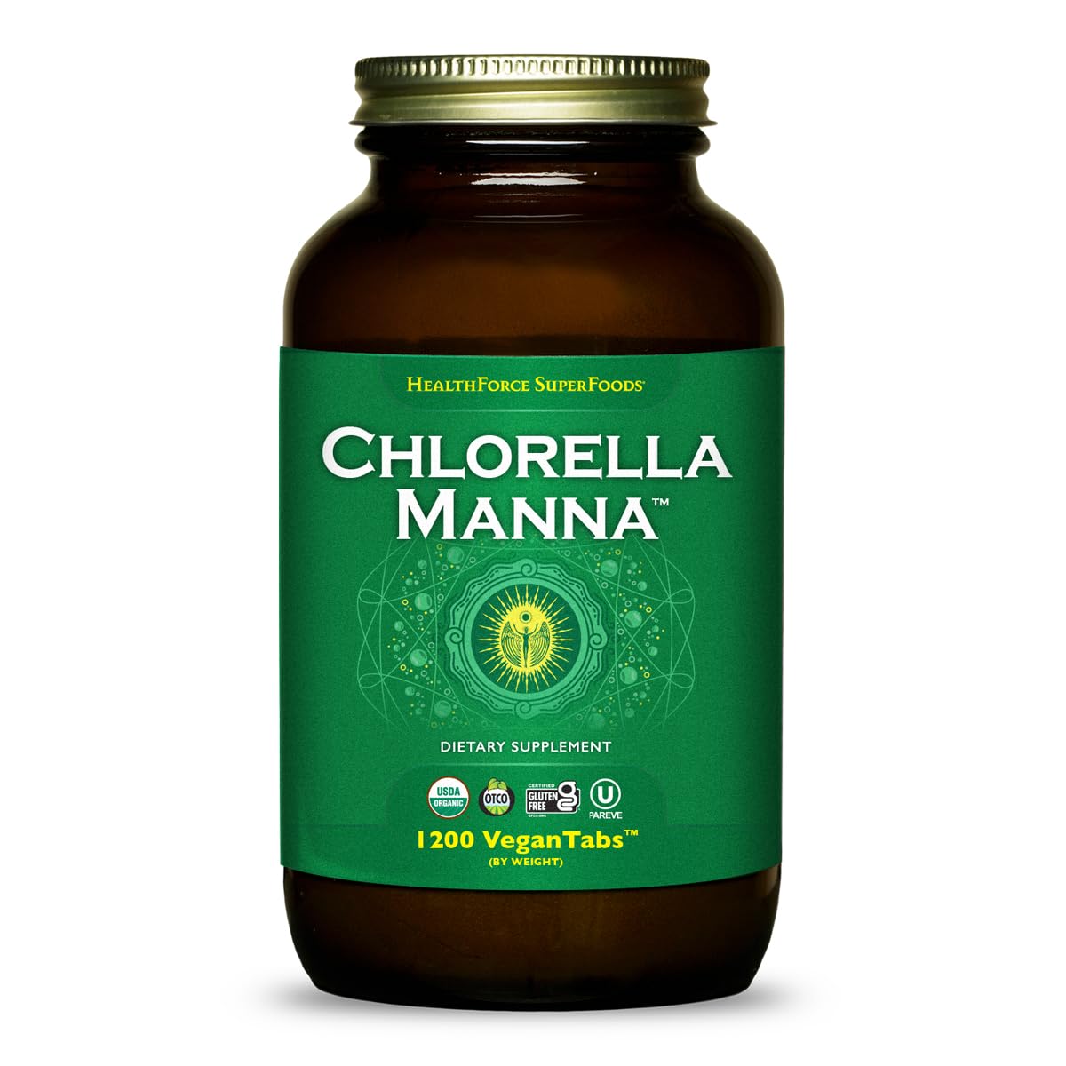 Foto 2 pulgar | Suplemento Healthforce Superfoods Chlorella Manna 1200 Comprimidos - Venta Internacional.
