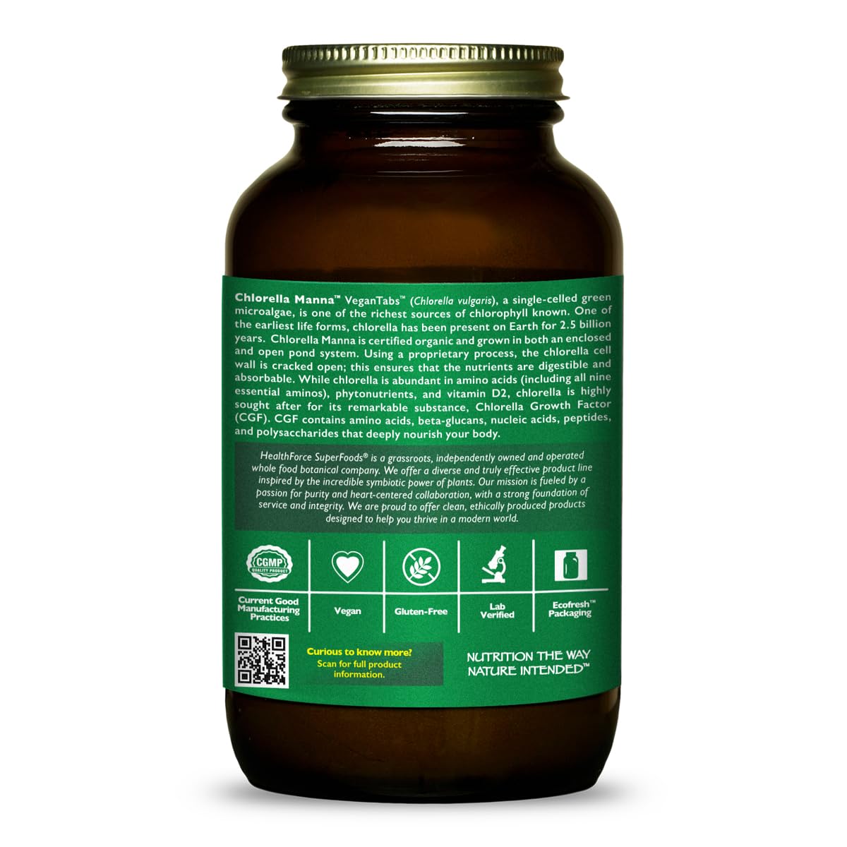 Foto 4 pulgar | Suplemento Healthforce Superfoods Chlorella Manna 1200 Comprimidos - Venta Internacional.