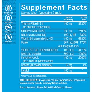 Foto 3 | Complementa The Vitamin Shoppe B-complex 100 300 Cápsulas Vegetarianas - Venta Internacional.