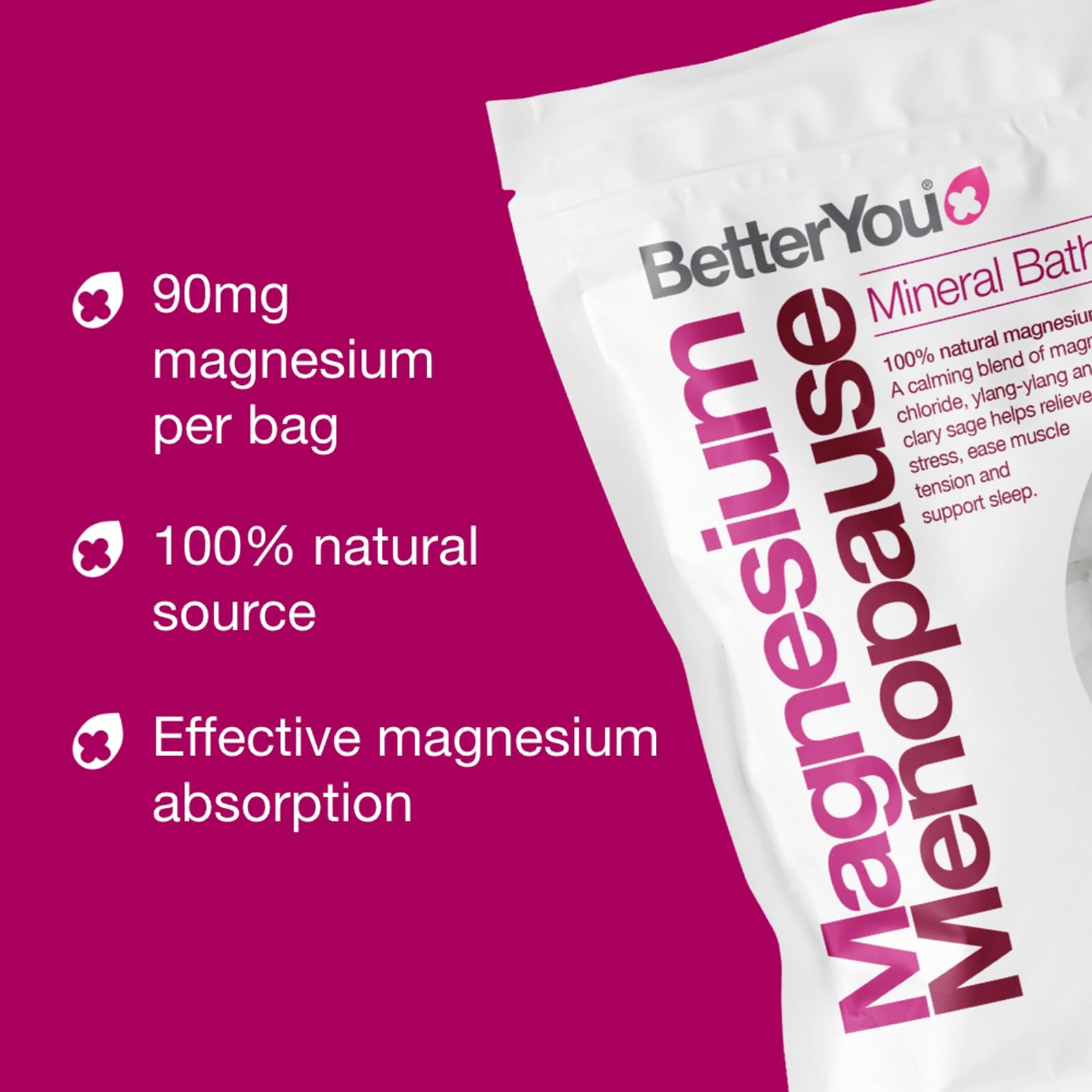 Foto 3 | Bundle Betteryou  Aerosol Corporal Y Escamas De Baño De Magnesio Para La Menopausia - Venta Internacional.