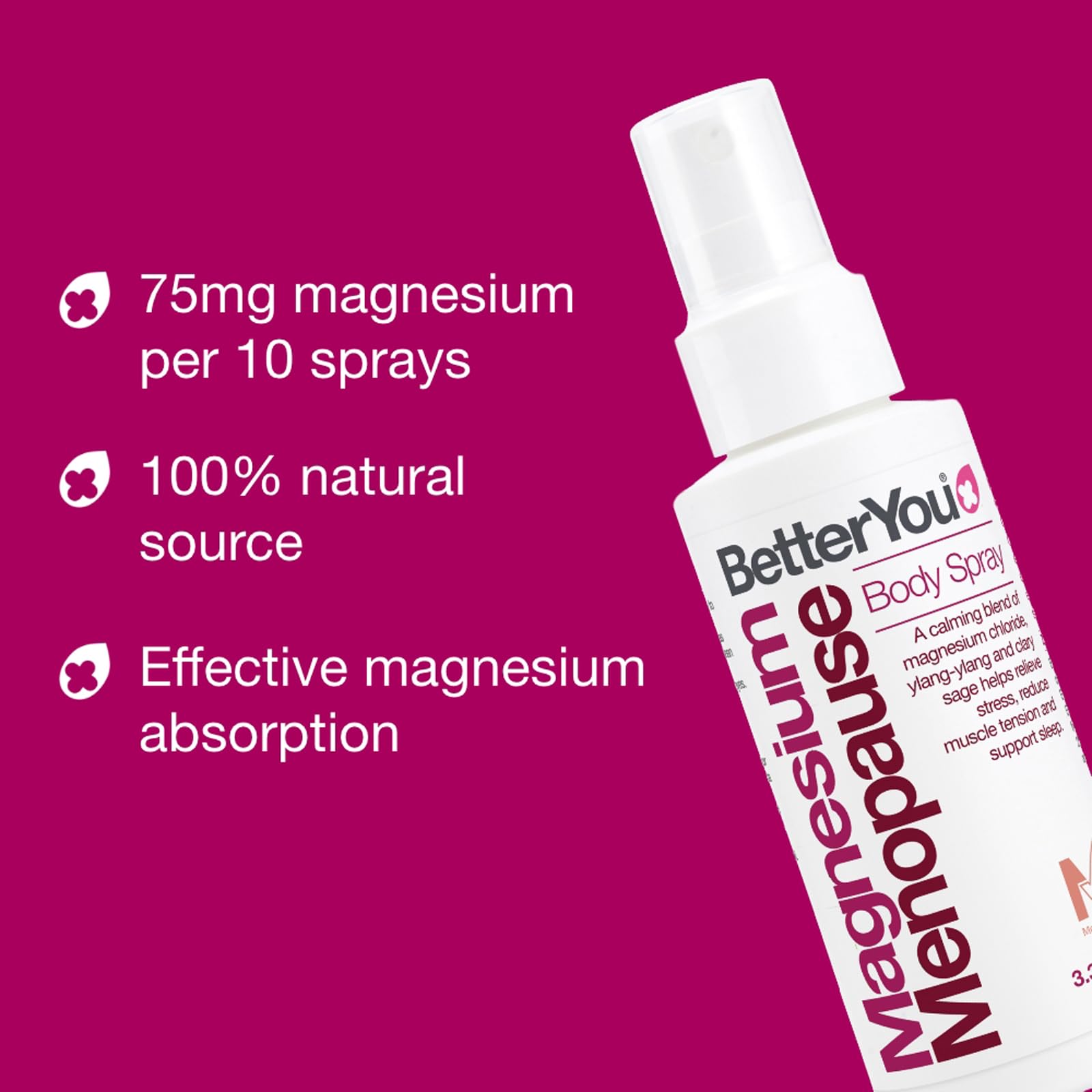 Foto 7 pulgar | Bundle Betteryou  Aerosol Corporal Y Escamas De Baño De Magnesio Para La Menopausia - Venta Internacional.