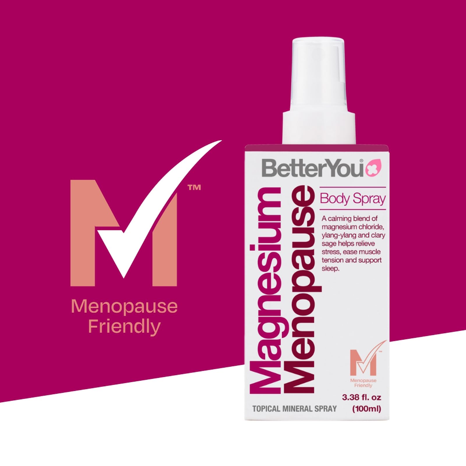 Foto 7 | Bundle Betteryou  Aerosol Corporal Y Escamas De Baño De Magnesio Para La Menopausia - Venta Internacional.