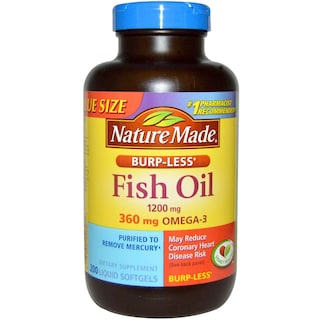 Foto 1 | Aceite De Pescado Sin Eructos Supplement Nature Made 1200 Mg 200 Cápsulas Blandas - Venta Internacional.