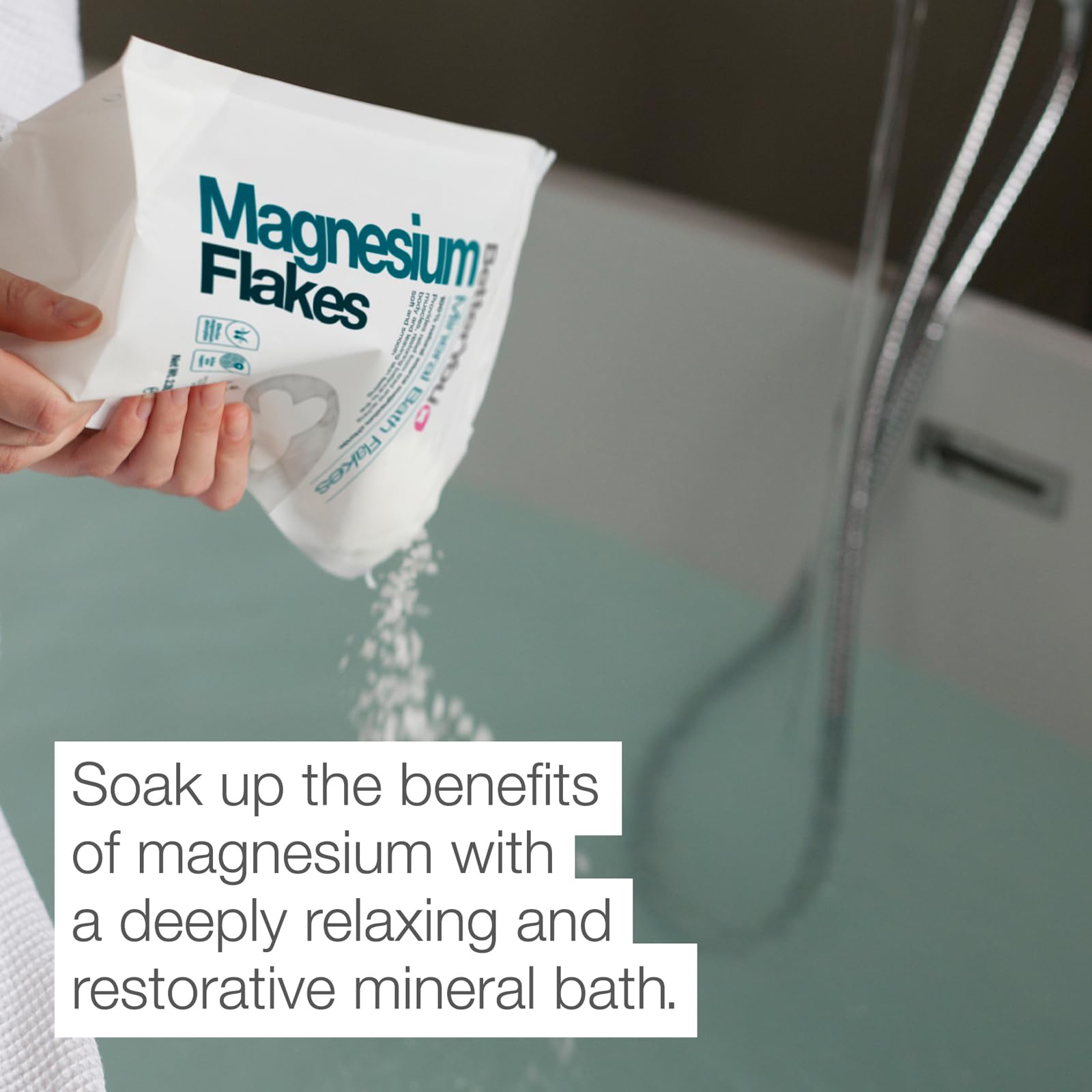 Foto 7 pulgar | Flakes Bundle Betteryou Magnesium Flakes Y Sal De Baño Para Dormir - Venta Internacional.