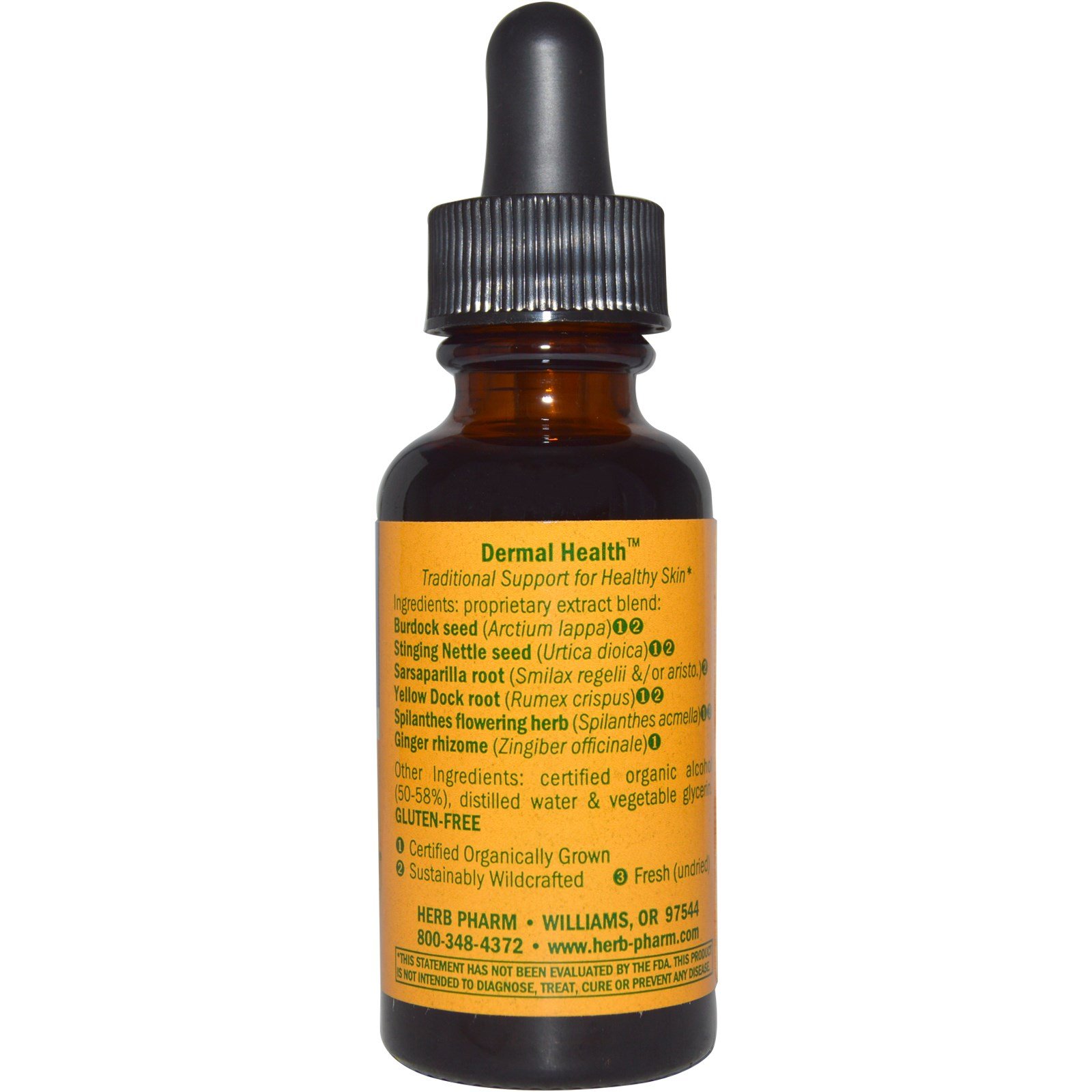 Foto 3 pulgar | Suplemento Líquido Herb Pharm Para La Salud De La Piel  30 Ml - Venta Internacional.
