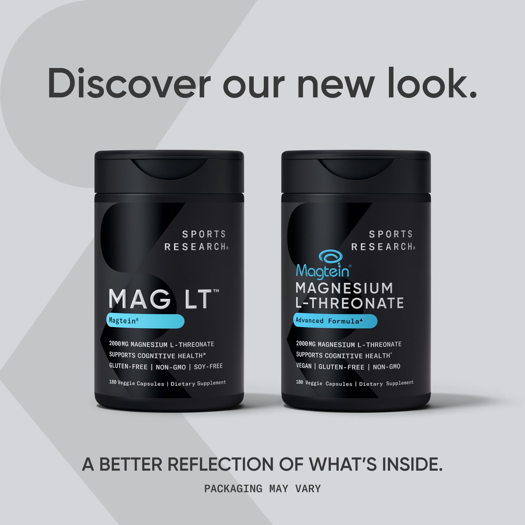 Foto 2 | Suplemento de Magnesio Sports Research Magtein 2000 mg 180 Cápsulas - Venta Internacional