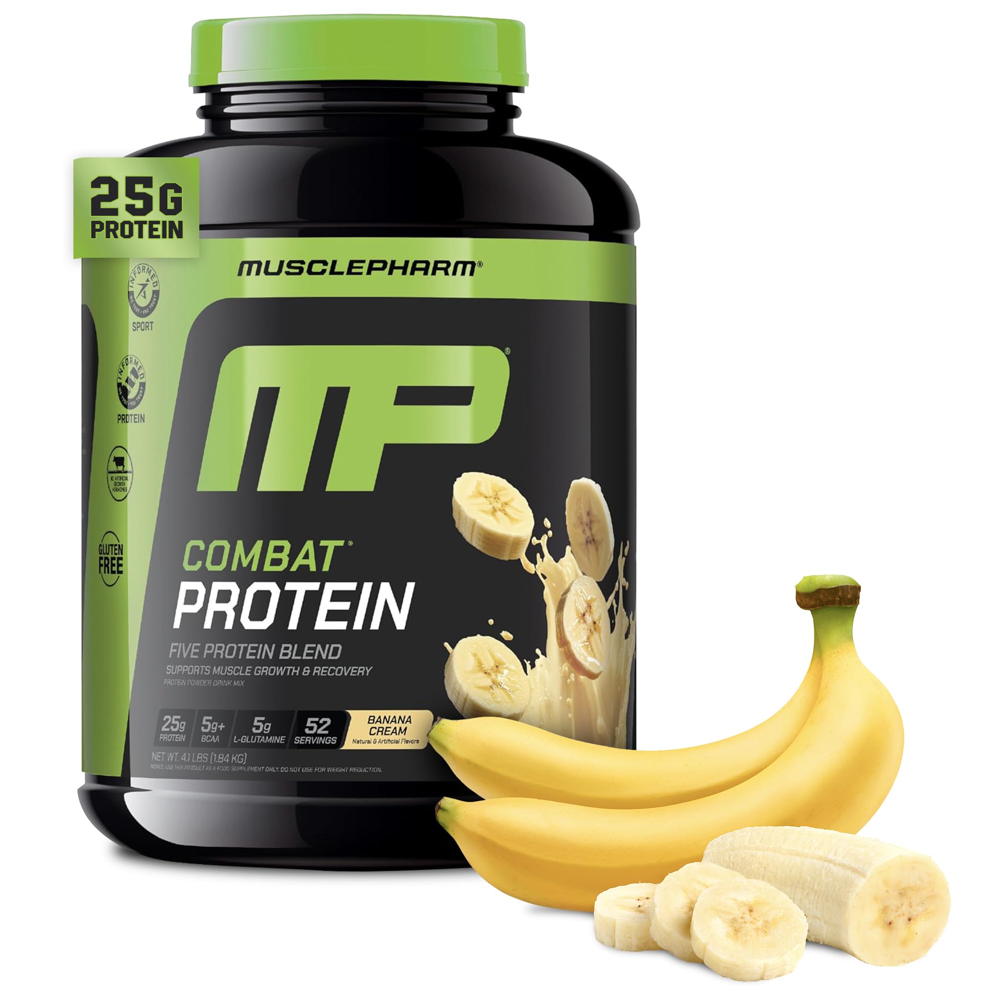Foto 2 pulgar | Proteína Muscle Pharm Banana Cream 1.84 kg-Venta Internacional