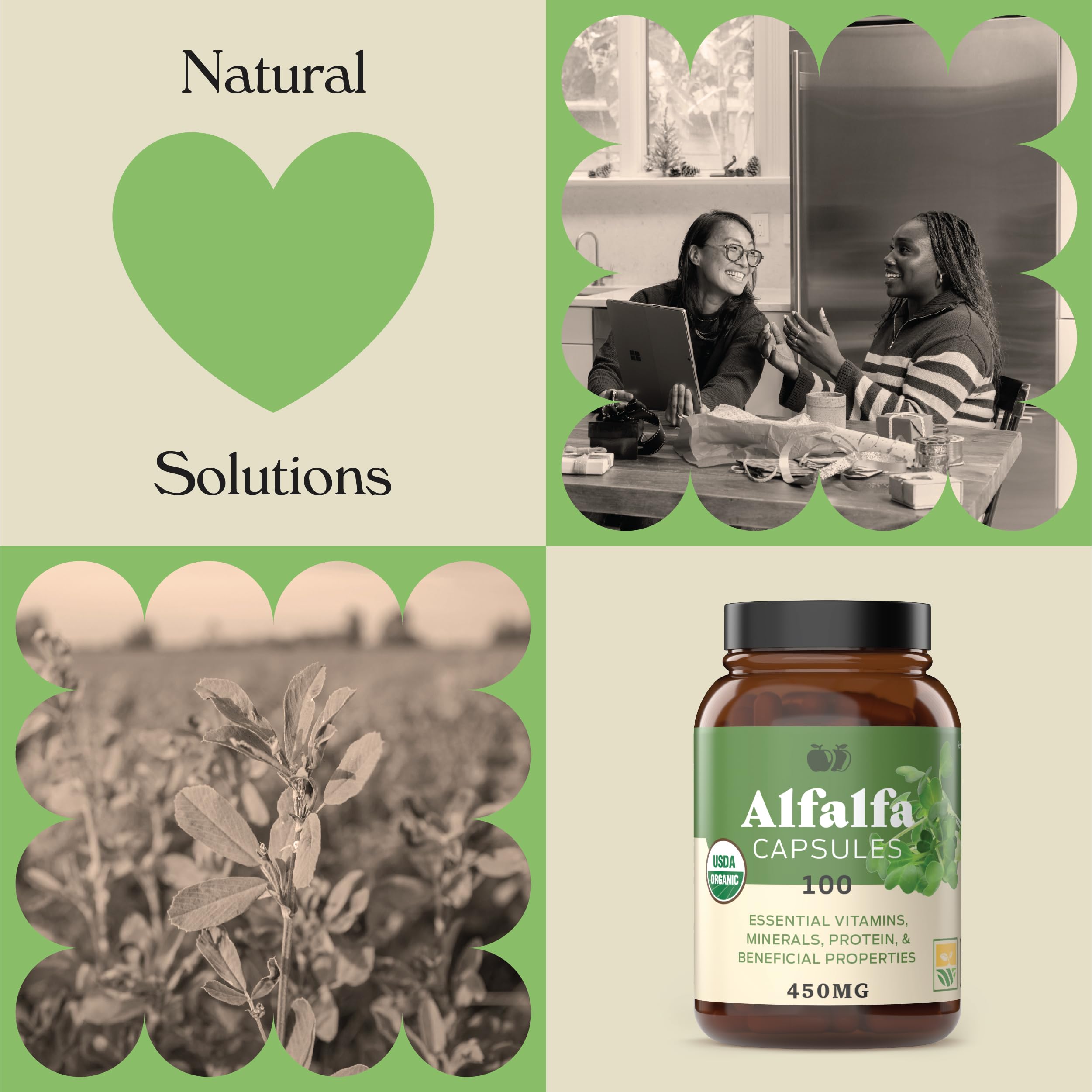 Foto 6 | Suplemento Complete Natural Products Hoja De Alfalfa Pura 630 Mg - Venta Internacional.